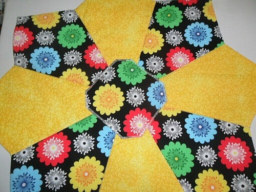 Handmade table topper mat - table,