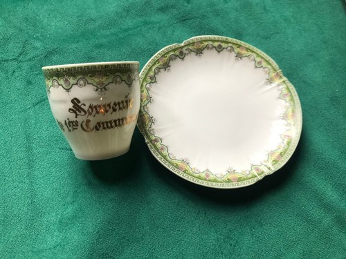 Tasse cafe verte guirlande - a,