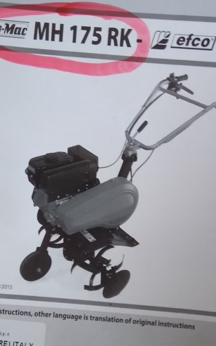 Motoculteur oleomac 175 - motoculteur,