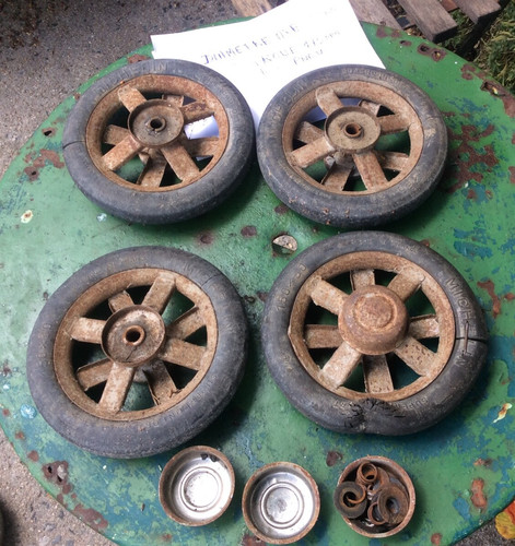 Roues métal bâton - à, de