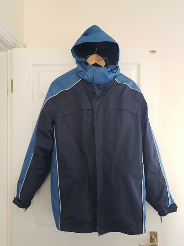 Manteau homme bleu marine
