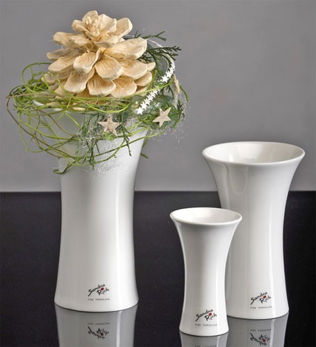 Porcelaine vase blanc - porcelaine, x-vase