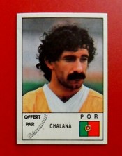 RARE PANINI Sticker Figurina EURO 84 GERAMONT CHALANA PORTUGAL