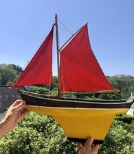 Ancien Bateau / Voilier De Bassin Borda PCH, Années 60 / 70