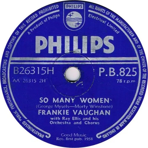 Frankie vaughan schellack - vaughan,