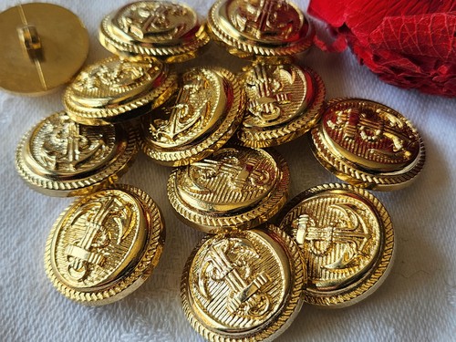 Lot boutons vintage doré - boutons,