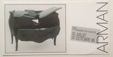 ARMAN  - Carton d invitation - 1985