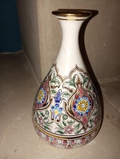 Vase porcelaine peint main
