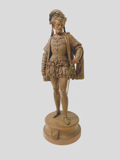 sujet régule thème le taillandiers sur socle rond en régule  . XX siècle .