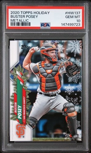2020 topps holiday - topps, metallic