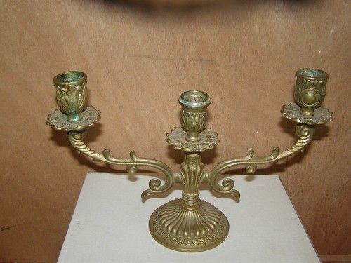 Ancien chandelier laiton 3 - en,