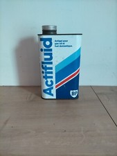 Ancien bidon d'huile 1 L  automobile vide déco garage usine atelier 