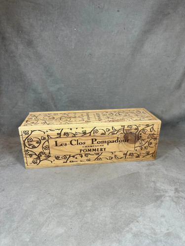 Caisse bois pour - pour, bouteille