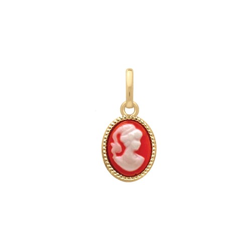 Pendentif forme ovale"camée