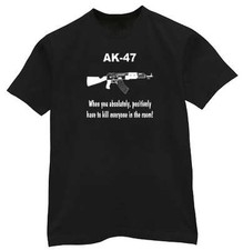 Funny AK-47 shirt AK 47 Gun