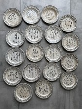 Lot De 18 Assiettes Parlantes Rébus Rare