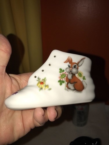 Vintage porcelain baby shoe - vintage,