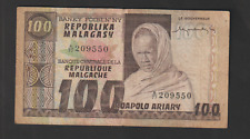 MADAGASCAR - Billet de 100 francs type 1974 - Pick 63 - TTB+