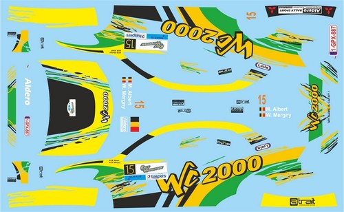 Decals mitsubishi lancer - decals, 1/43