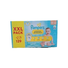 XXL Pack 129 Couches Pampers Premium Protection Taille 3(6-10 Kg)