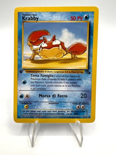 Carte pokémon krabby 1 - carte,