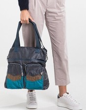 KIPLING - ADDISON - Besace sac bandoulière gris beige marron bleu canard