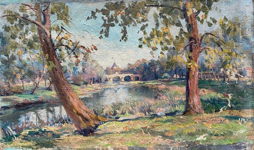 Tableau hst paysage de - hst, "paysage