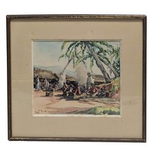 Aquarelle Malgache
