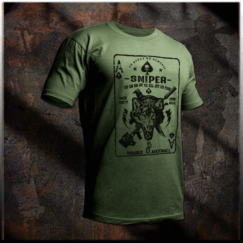 Sniper shirt military - sniper,