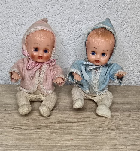 Paire poupées vintage - paire, en