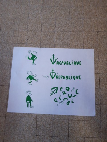 Affiche originale mai 5ème - affiche,