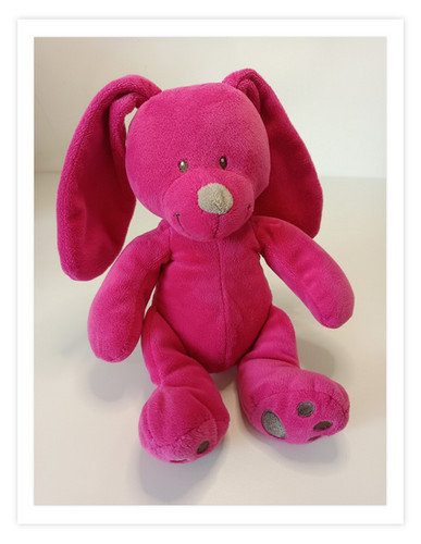 Peluche doudou lapin rose - peluche/doudou,