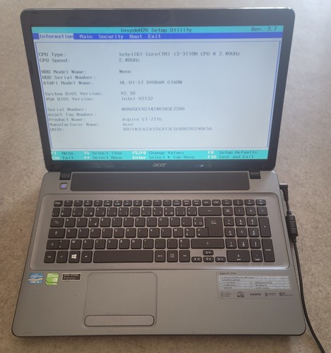 Portable acer aspire - pc,
