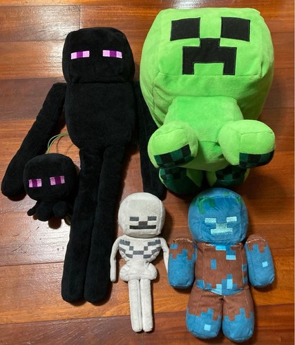 Ensemble peluche minecraft - ensemble,