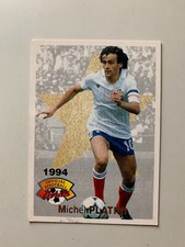 CARTE FOOTBALL PANINI - 1994 - EQUIPE DE FRANCE - MICHEL PLATINI