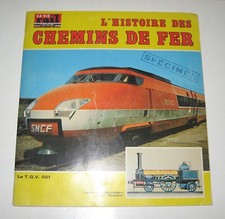 ALBUM L'HISTOIRE DES CHEMINS DE FER MCL 1973 COMPLET 100% TBE TRAINS Type PANINI