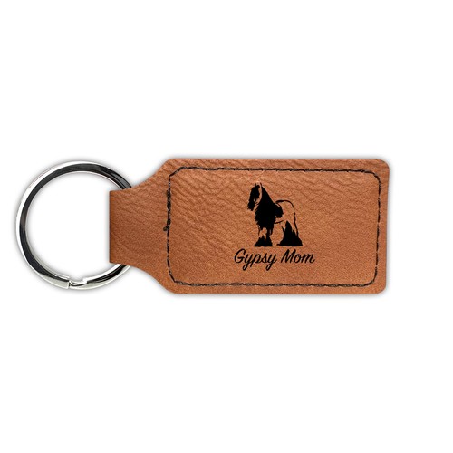 Gypsy mom keychain leatherette - mom,