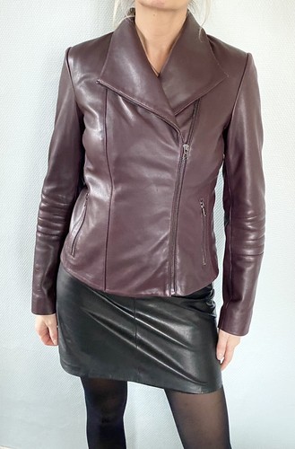 Veste cuir agneau zapa - d'agneau,
