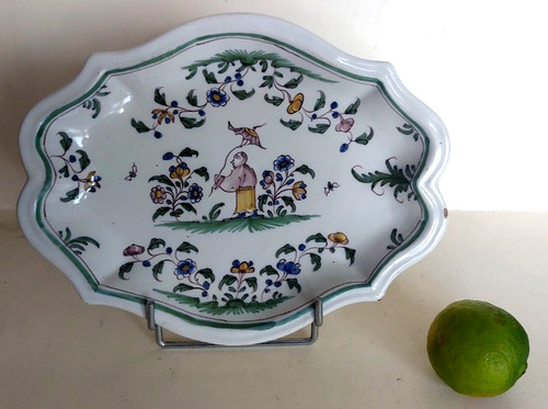 Rare petit plat faïence - rare,