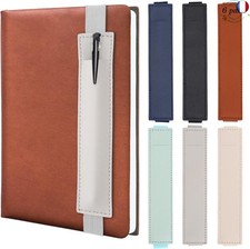 Towviy 6PCS Pochette Stylo, Porte Stylo en Cuir Pochette Stylo Plume Étui Stylo 