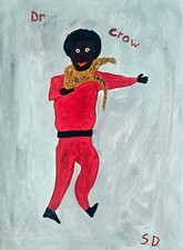 Tableau d'art populaire sur