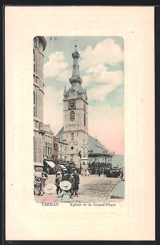 Cpa chimay eglise la - eglise,