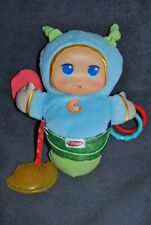 Peluche Doudou Luciole PLAYSKOOL 2009 Veilleuse Lumineuse Musical Bleu Lert Lune