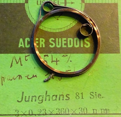 Ressort reveil junghans - reveil,