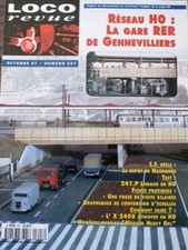 LOCO REVUE N 607 gare gennevilliers c,f reels 241 lemaco l x 2400 atmofer