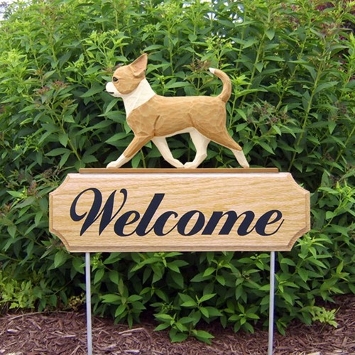Panneau bienvenue bois - de, en