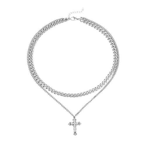 Collier croix - croix,,