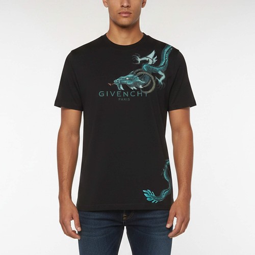 Shirt givenchy noir logo - givenchy,