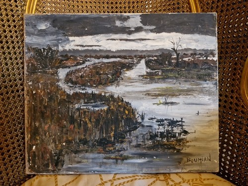 Peinture ancienne huile sur - peinture,