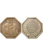 France Banque de France - Jeton Argent - An VIII, Poinçon Corne (après 1879)